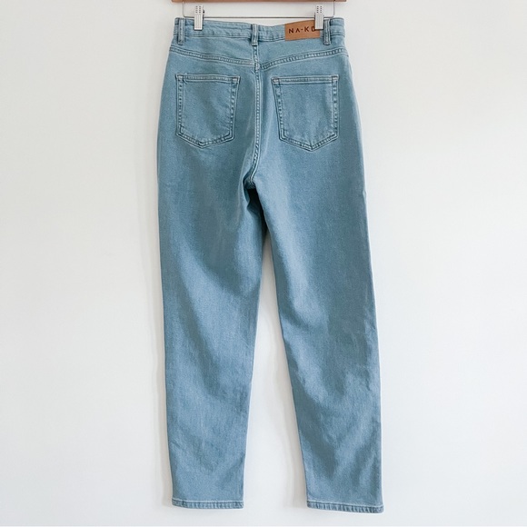 ASOS NA-KD Women’s Cropped Jeans in Blue Light Wash 38 - Picture 9 of 15